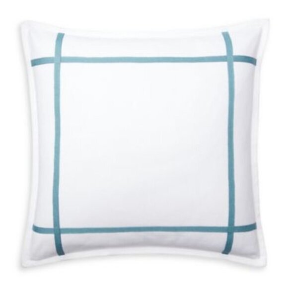 NWT - (set of 2) Ralph Lauren - Eden Frame 18" Square Decorative Throw Pillows - Picture 2 of 4